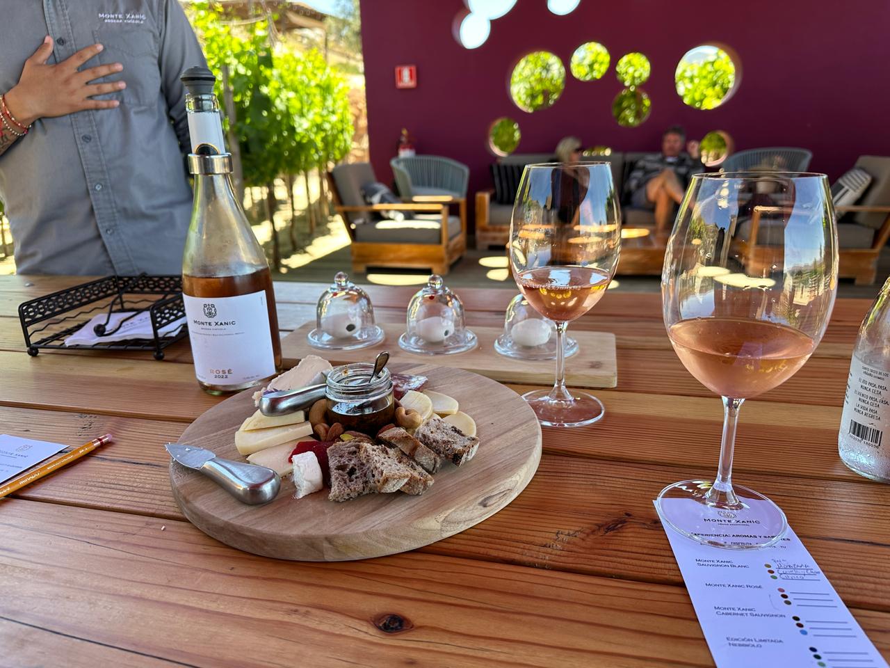 Wine tasting at Monte Xanic